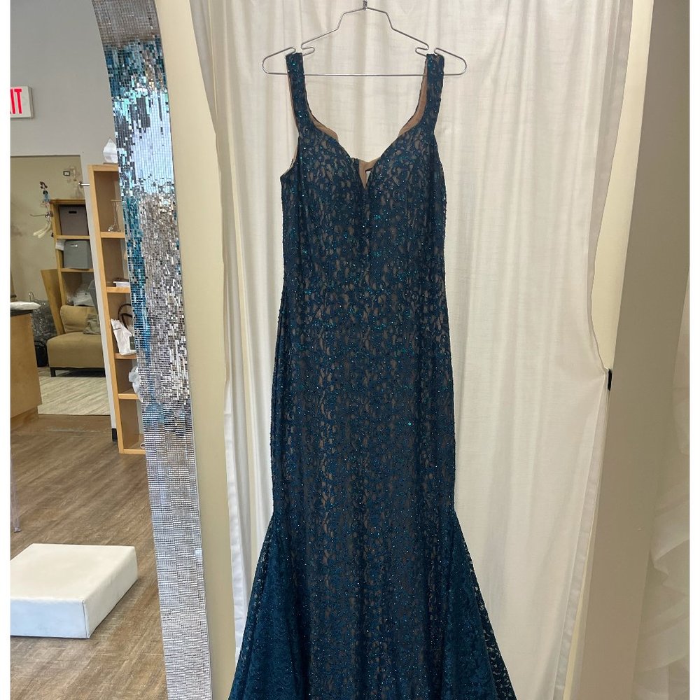 Jovani 64521 Peacock SZ: 16